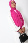 Hijab froissé mousseline Dellys