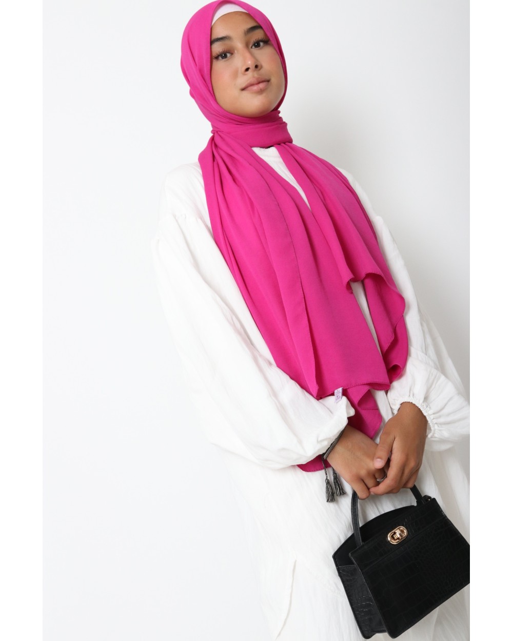 Hijab froissé mousseline Dellys