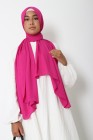 Hijab froissé mousseline Dellys