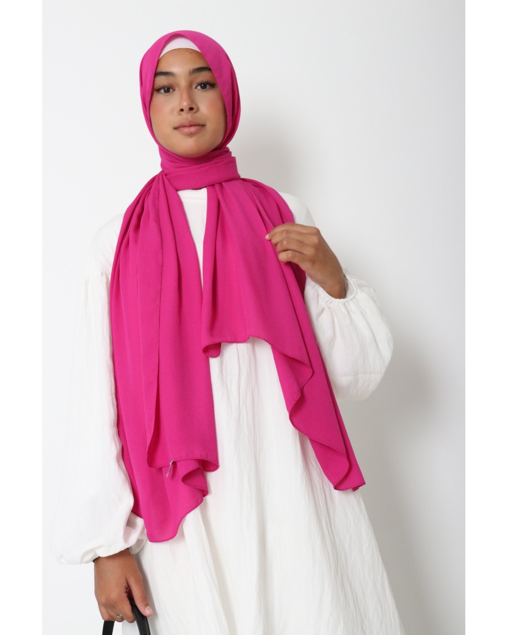 Hijab froissé mousseline Dellys