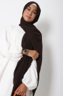 Hijab froissé mousseline Dellys
