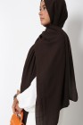 Hijab froissé mousseline Dellys