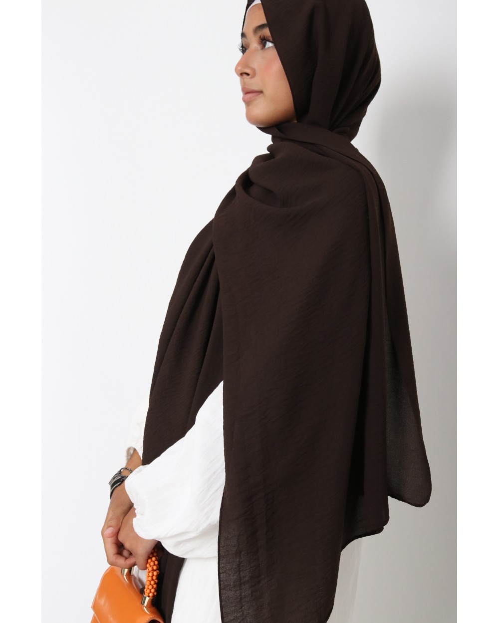 Hijab froissé mousseline Dellys
