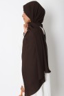 Hijab froissé mousseline Dellys