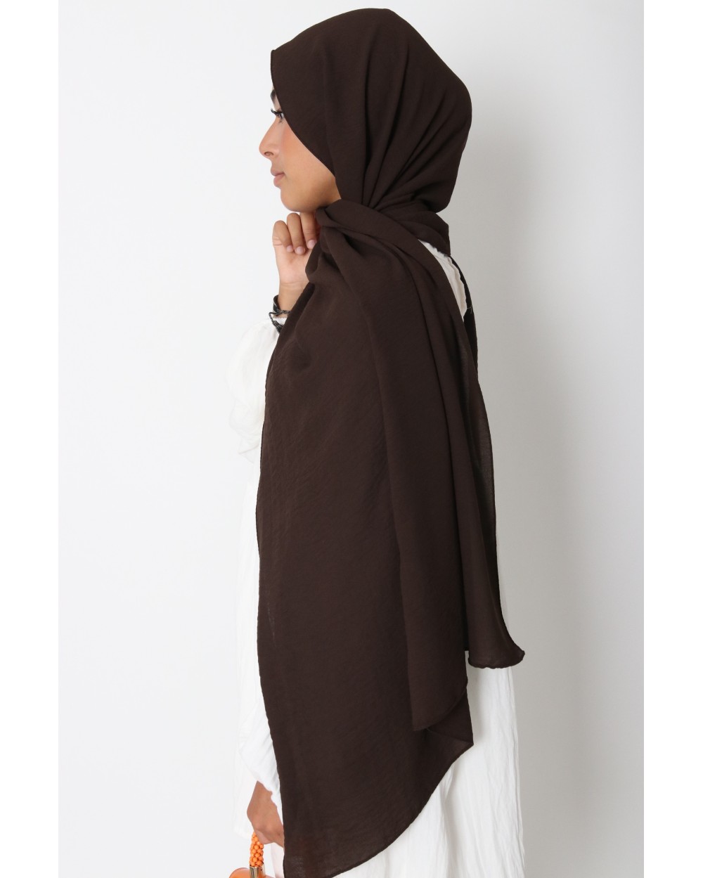 Hijab froissé mousseline Dellys