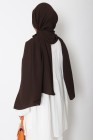 Hijab froissé mousseline Dellys