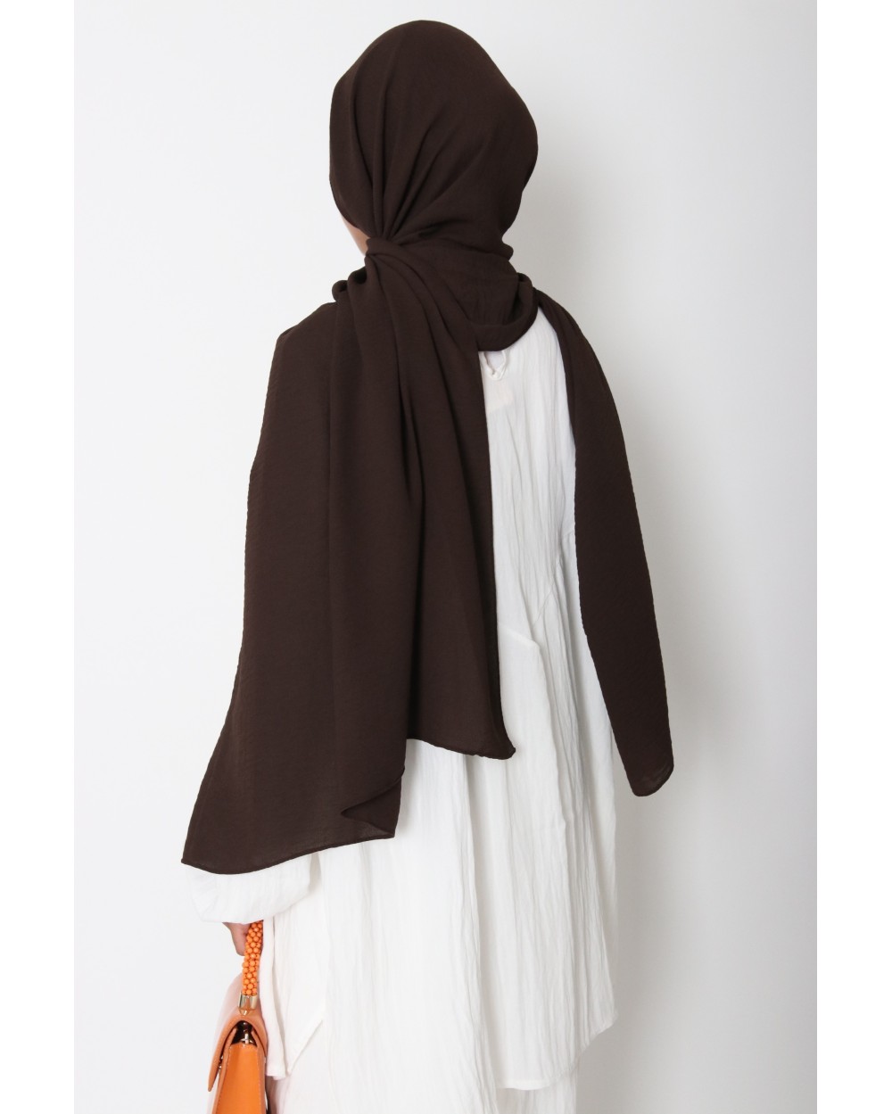 Hijab froissé mousseline Dellys