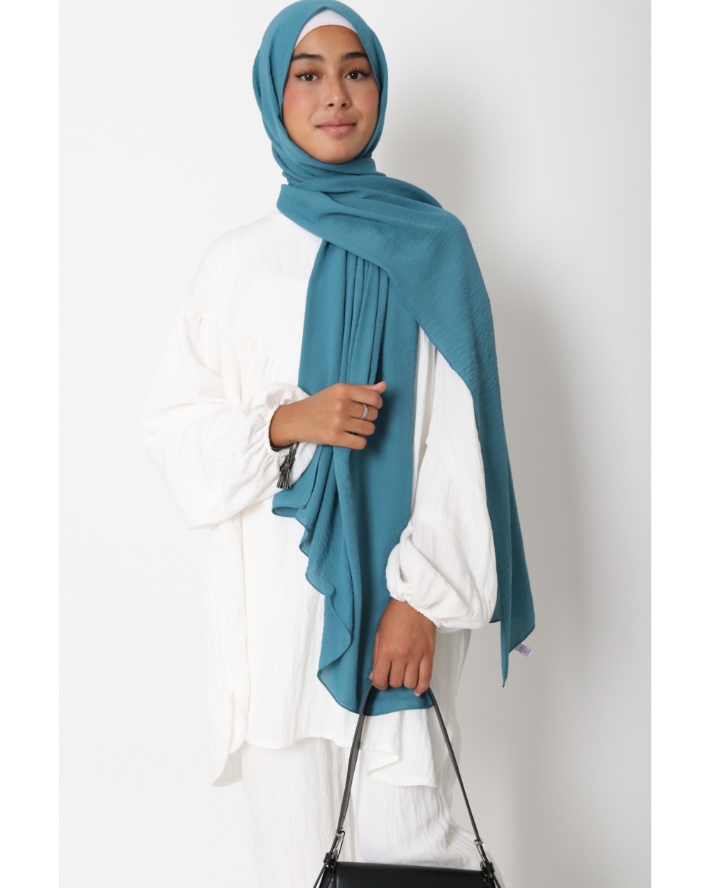 Hijab froissé mousseline Dellys