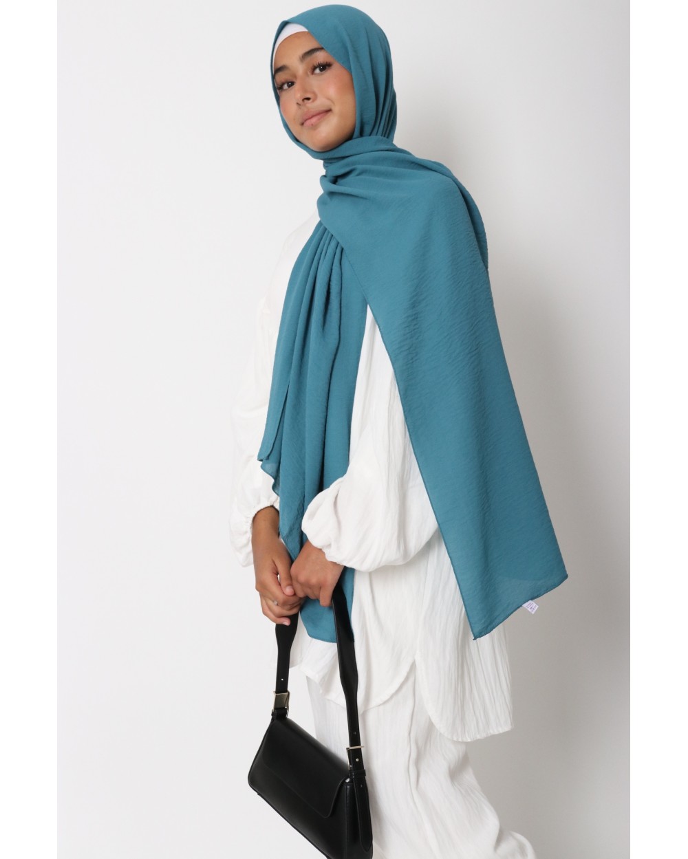 Hijab froissé mousseline Dellys