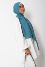 Hijab froissé mousseline Dellys