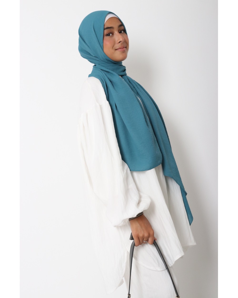 Hijab froissé mousseline Dellys
