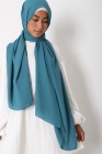Hijab froissé mousseline Dellys