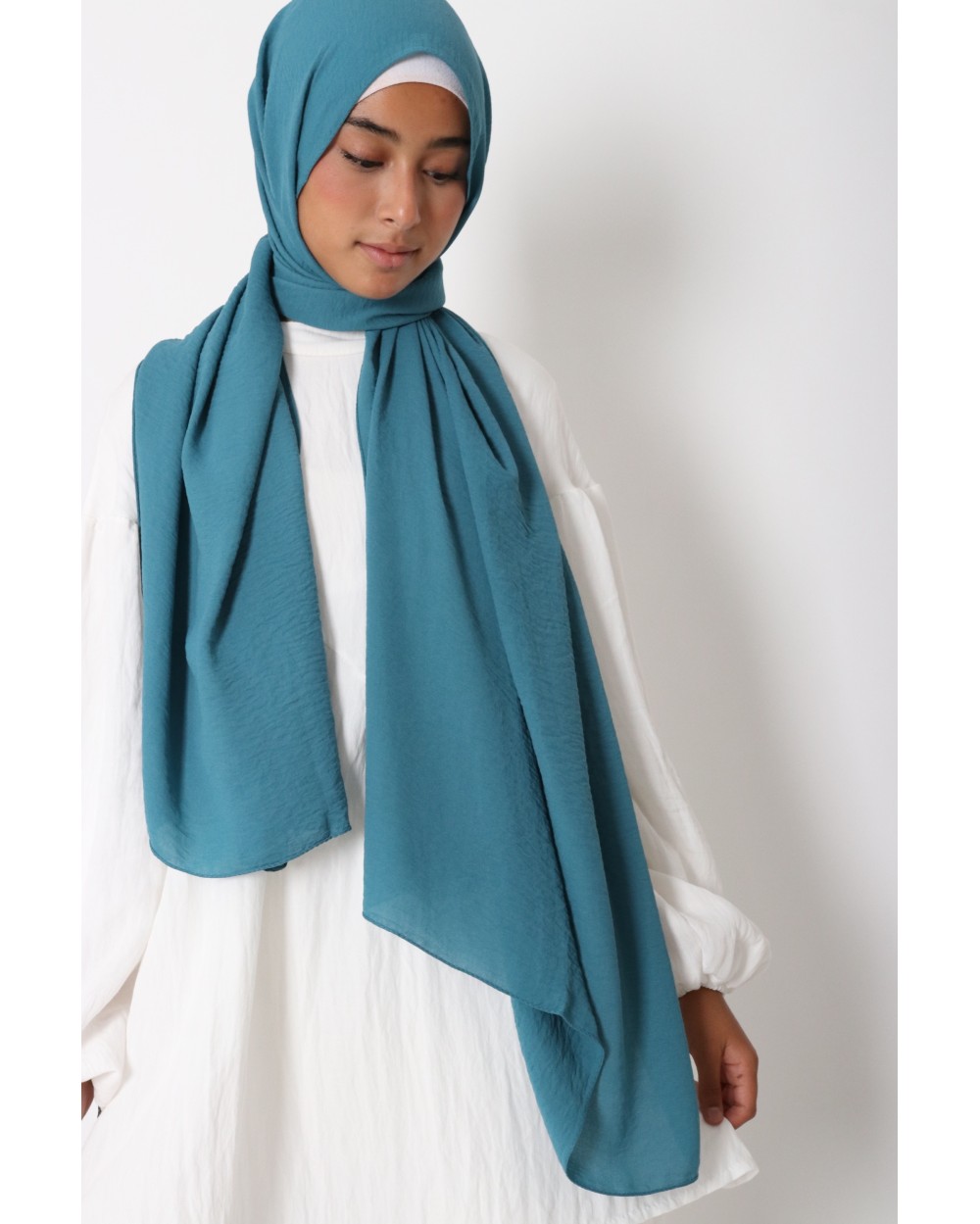 Hijab froissé mousseline Dellys