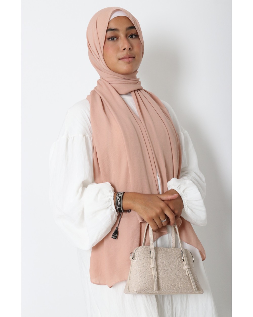 Hijab froissé mousseline Dellys