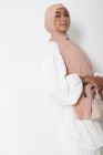 Hijab froissé mousseline Dellys