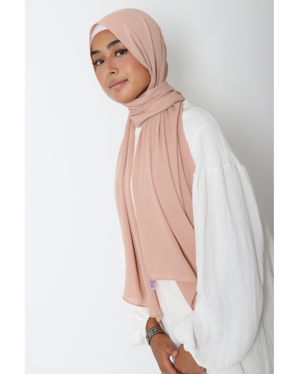 Hijab froissé mousseline Dellys
