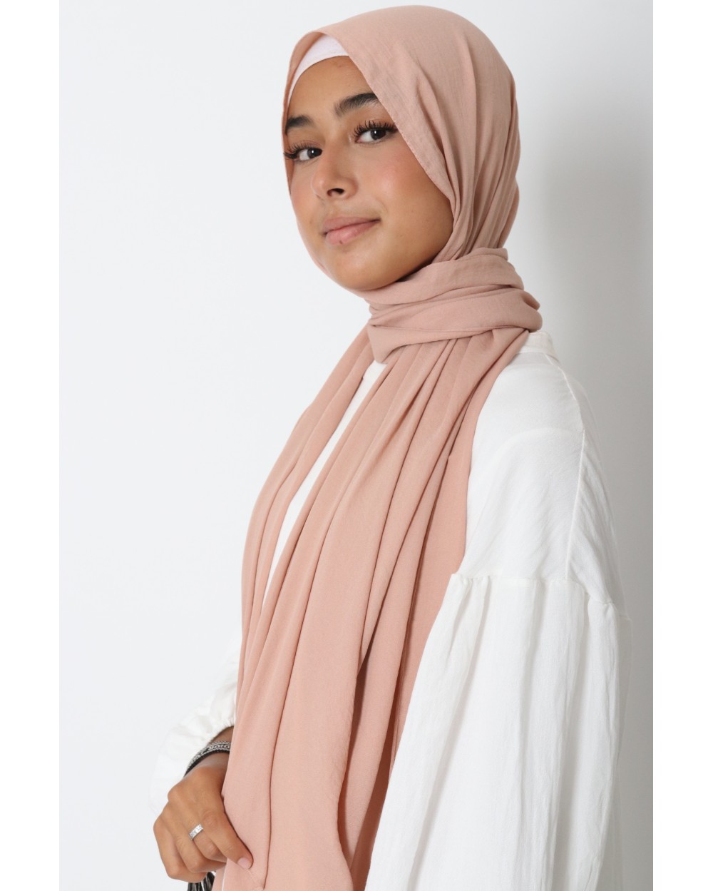 Hijab froissé mousseline Dellys