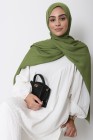Hijab froissé mousseline Dellys