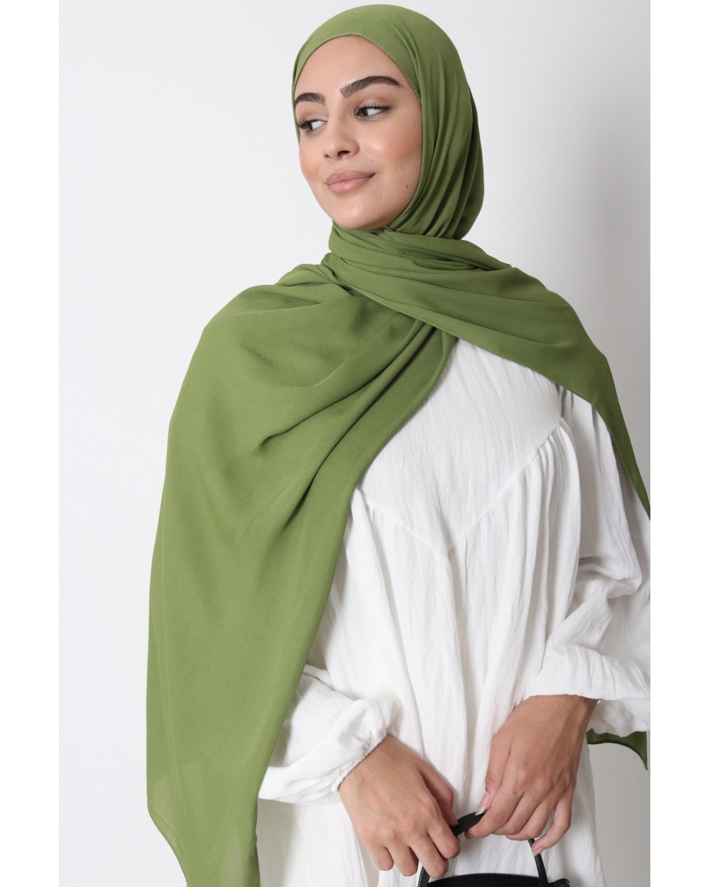 Hijab froissé mousseline Dellys