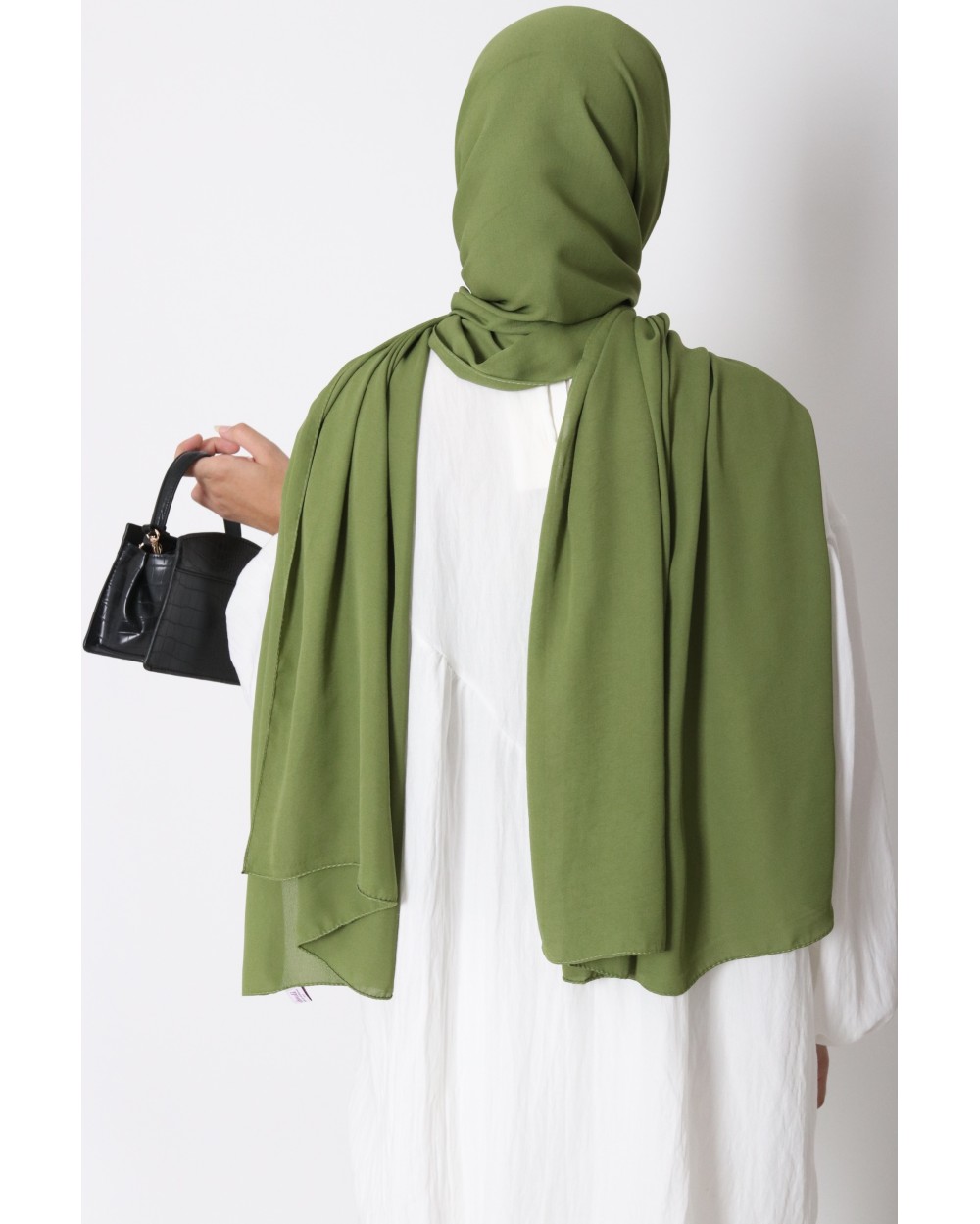 Hijab froissé mousseline Dellys