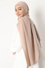 Hijab froissé mousseline Dellys