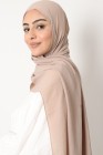 Hijab froissé mousseline Dellys