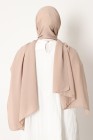 Hijab froissé mousseline Dellys