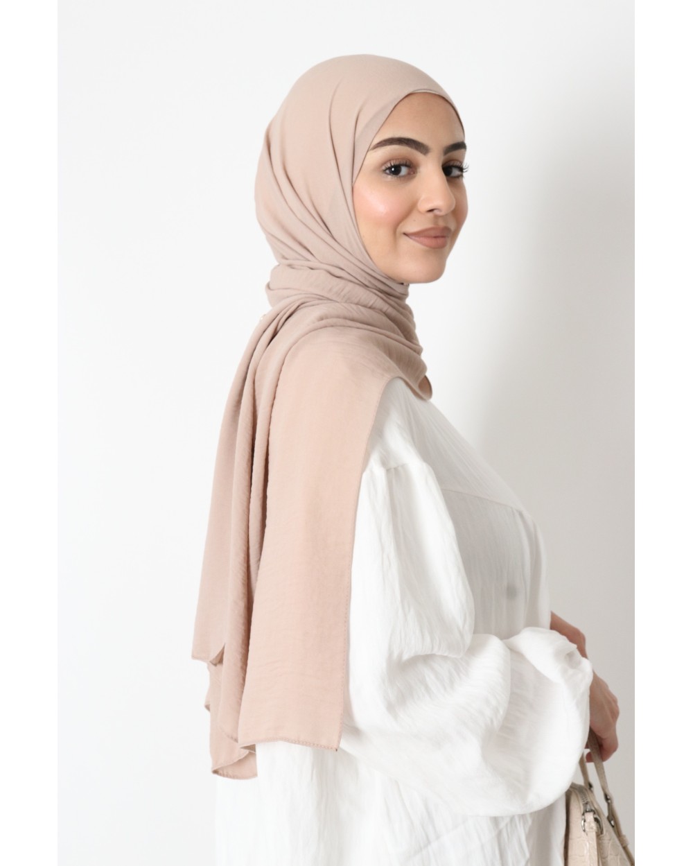 Hijab froissé mousseline Dellys