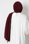 Hijab froissé mousseline Dellys