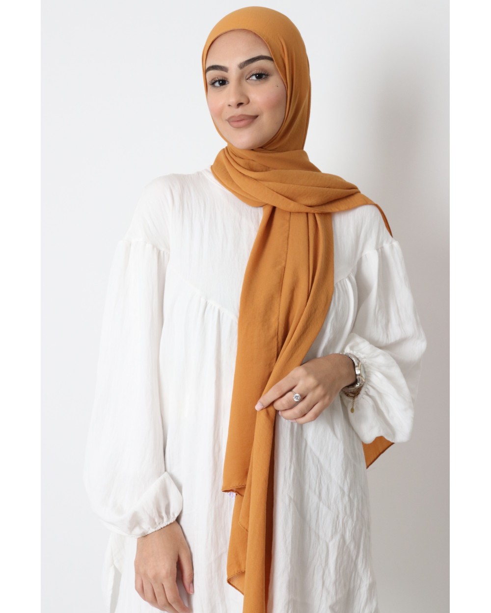 Hijab froissé mousseline Dellys