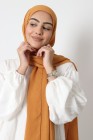 Hijab froissé mousseline Dellys