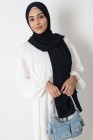 Hijab froissé mousseline Dellys