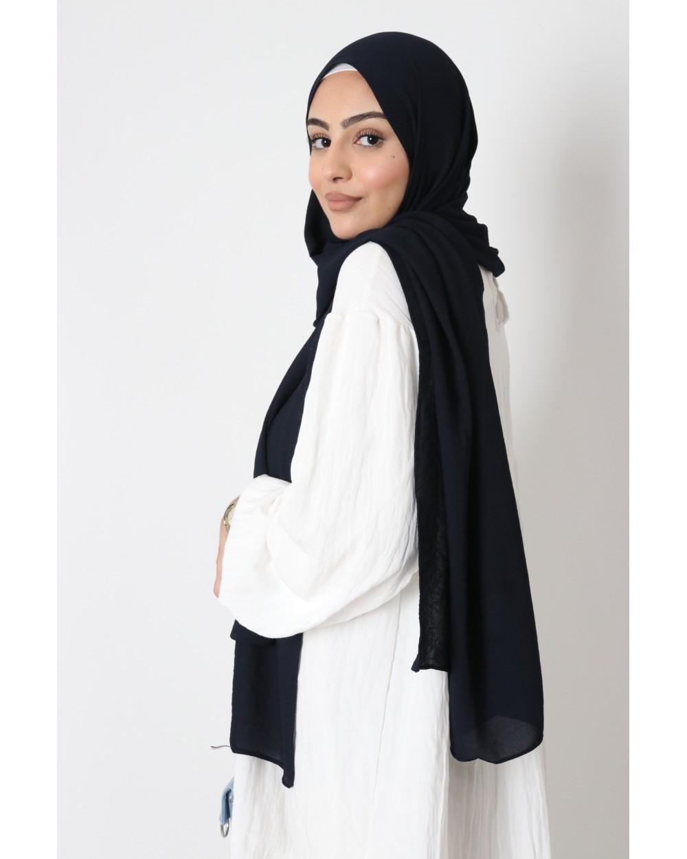 Hijab froissé mousseline Dellys
