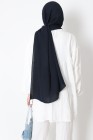 Hijab froissé mousseline Dellys