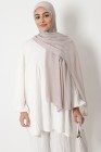 Hijab froissé mousseline Dellys