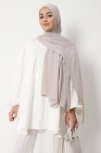 Hijab froissé mousseline Dellys