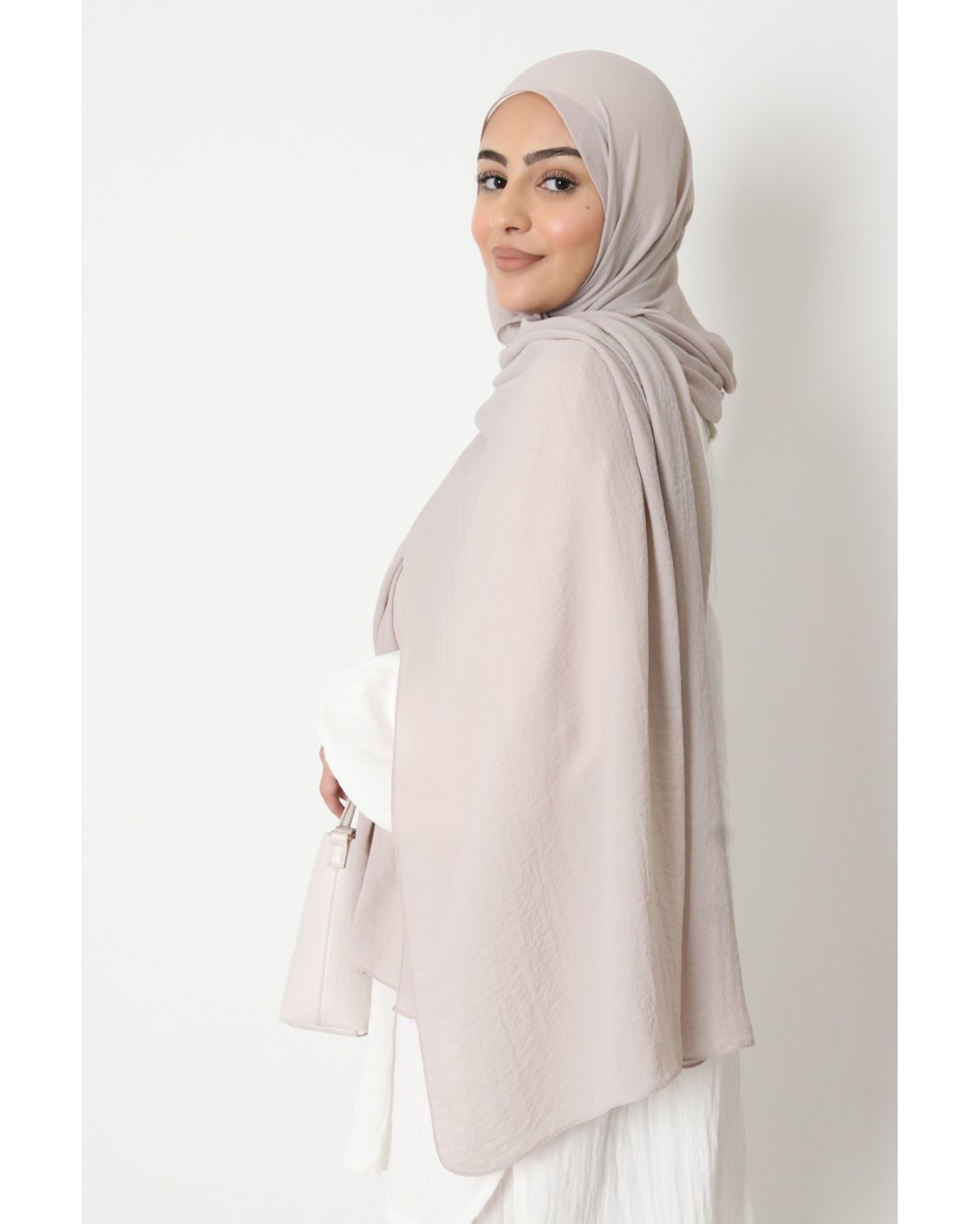 Hijab froissé mousseline Dellys
