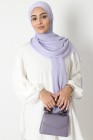Hijab froissé mousseline Dellys