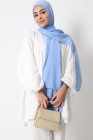 Hijab froissé mousseline Dellys