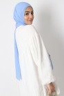 Hijab froissé mousseline Dellys