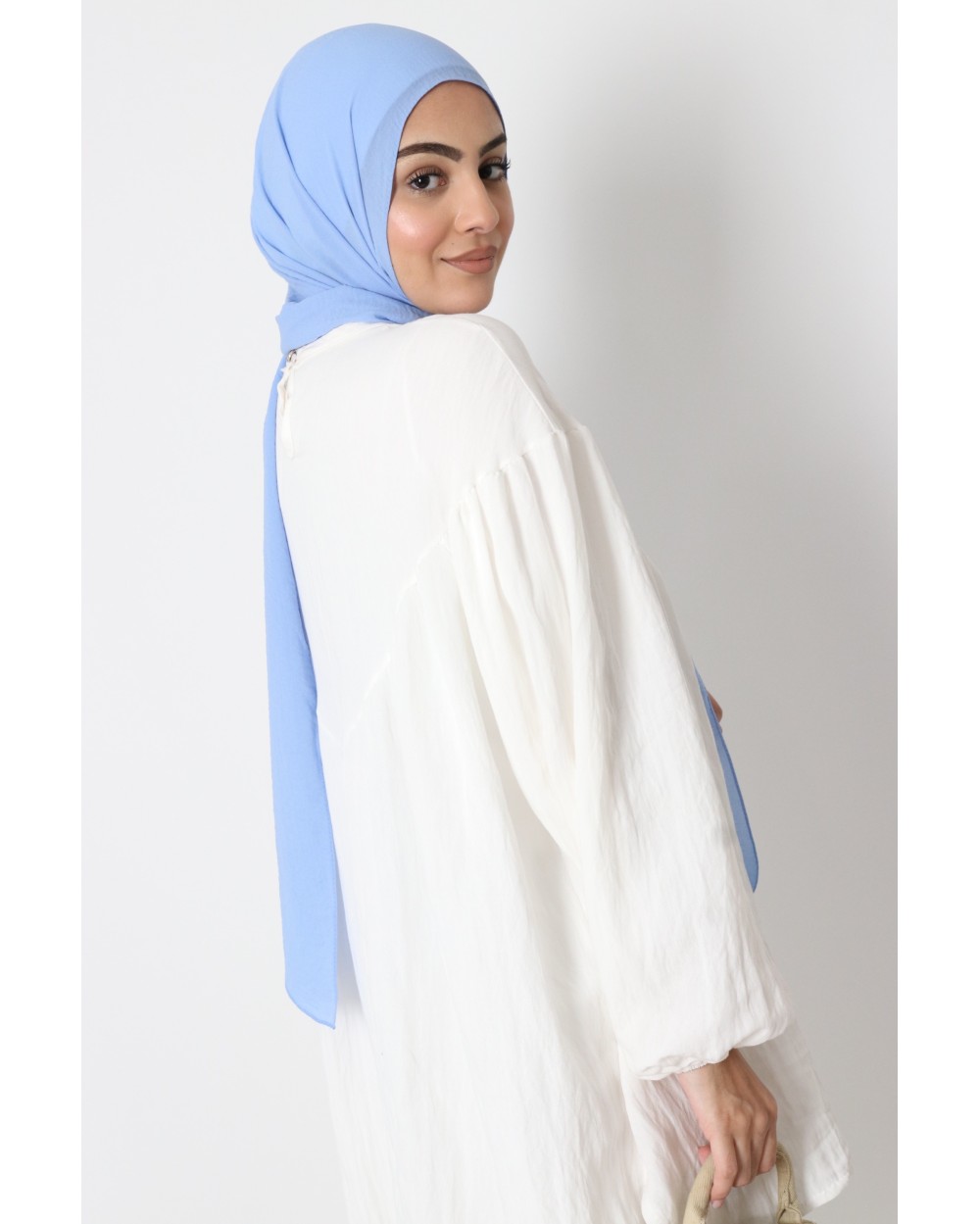 Hijab froissé mousseline Dellys