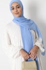 Hijab froissé mousseline Dellys