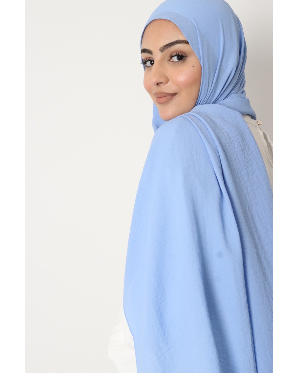 Hijab froissé mousseline Dellys