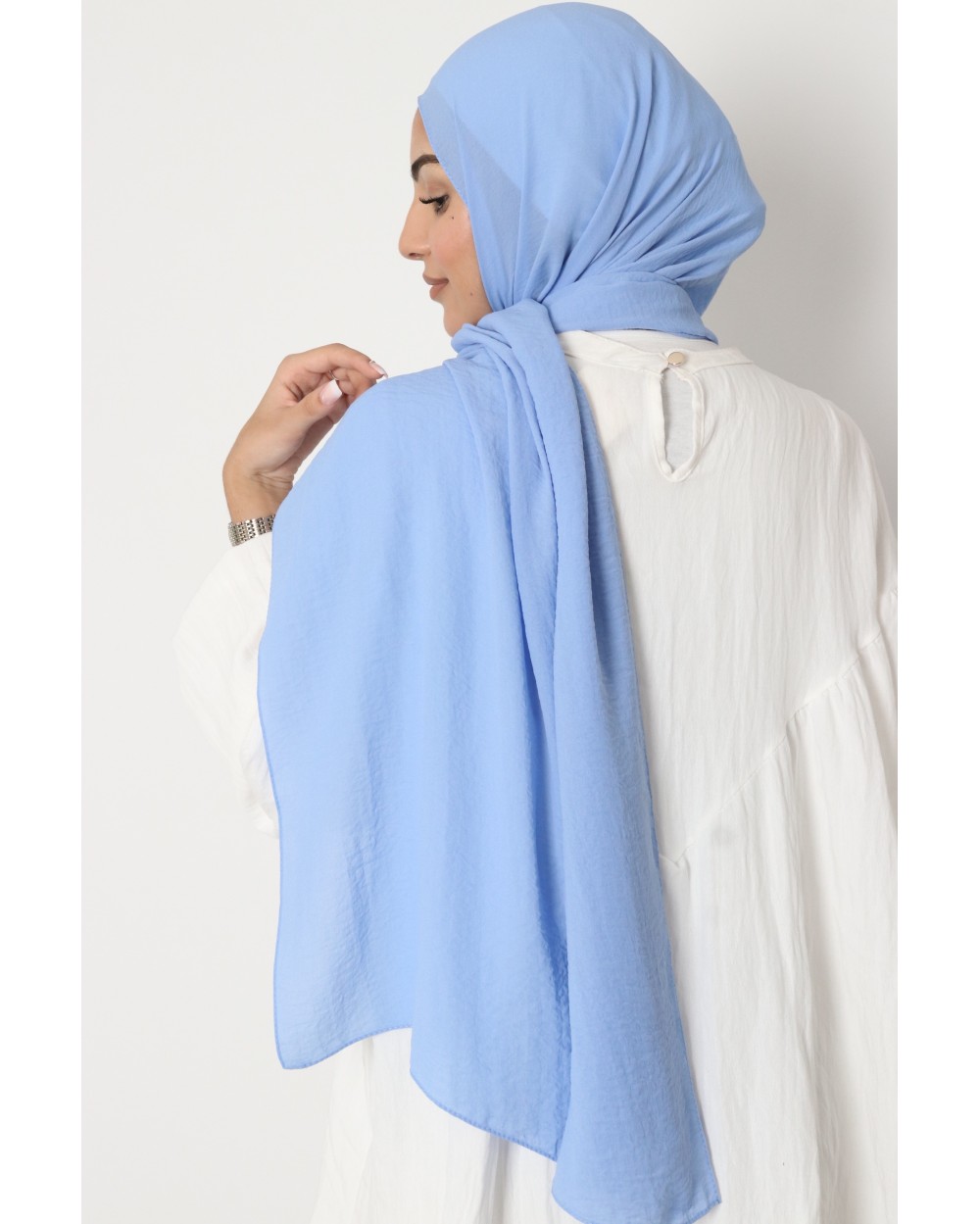 Hijab froissé mousseline Dellys