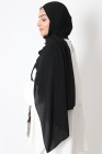 Hijab froissé mousseline Dellys