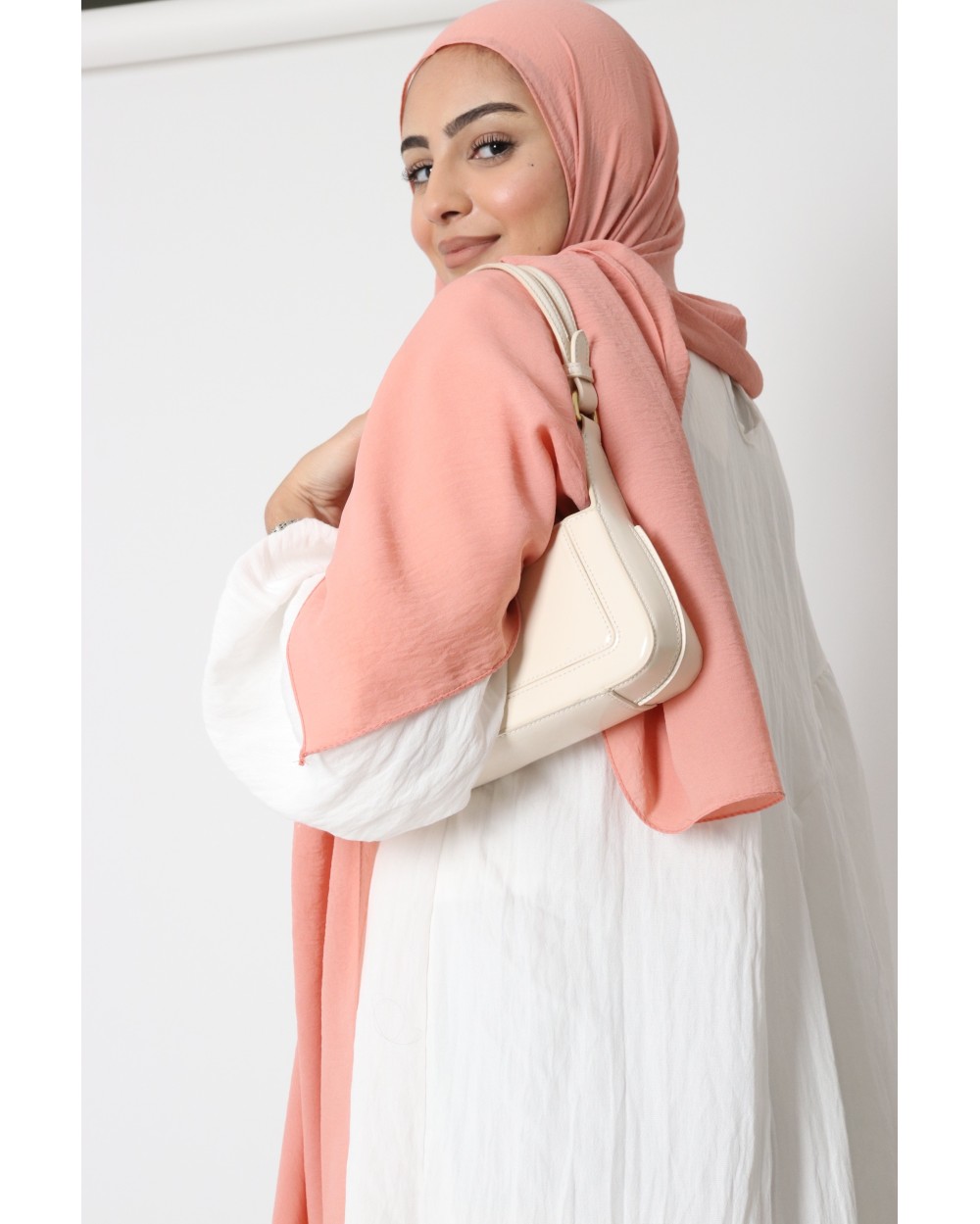Hijab froissé mousseline Dellys