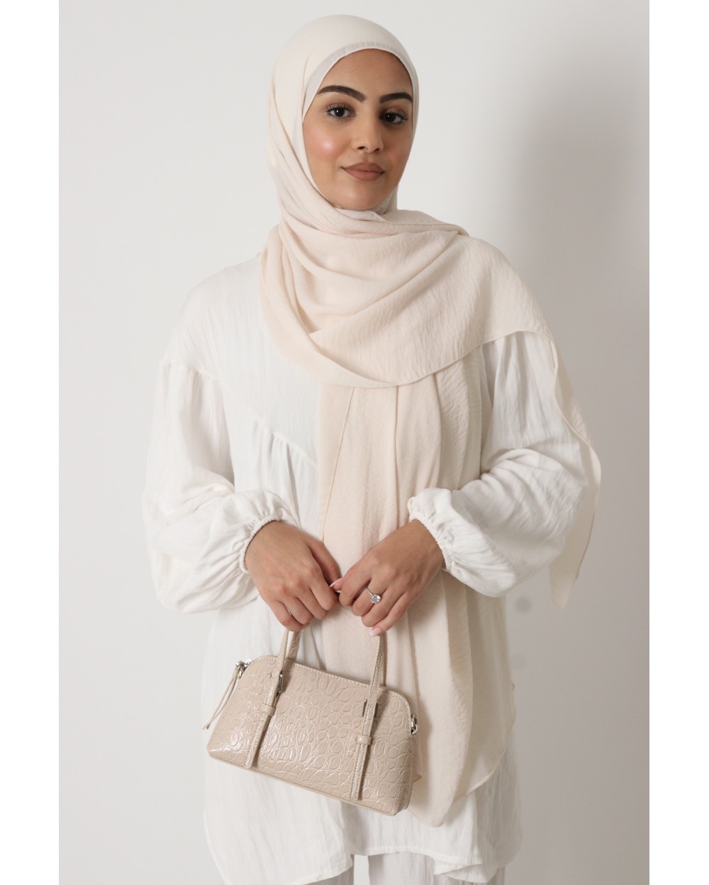 Hijab froissé mousseline Dellys