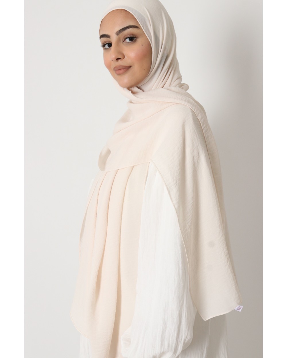 Hijab froissé mousseline Dellys