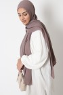 Hijab froissé mousseline Dellys