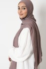 Hijab froissé mousseline Dellys